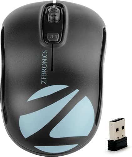 ZEBRONICS Zeb -Dash USB Wireless Optical Mouse (Black)