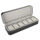 ★PRAKTISCH MITZUBRINGEN: Dieses Uhrengehäuse ist gut verarbeitet, elegant und originell, kompakt und kompakt, einfach und tragbar, sodass Sie Ihre Lieblingsuhr auf Reisen mitnehmen können.