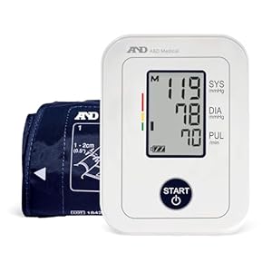 A&D Medical Blood Pressure Monitor for Home Use – UA-611 – Upper Arm Precise BP Machine– Wide Range Cuff 8.6-16.5” / 22-42cm), Easy to Use – One-Click Operation, 60 Reading Memory, FSA/HSA Eligible