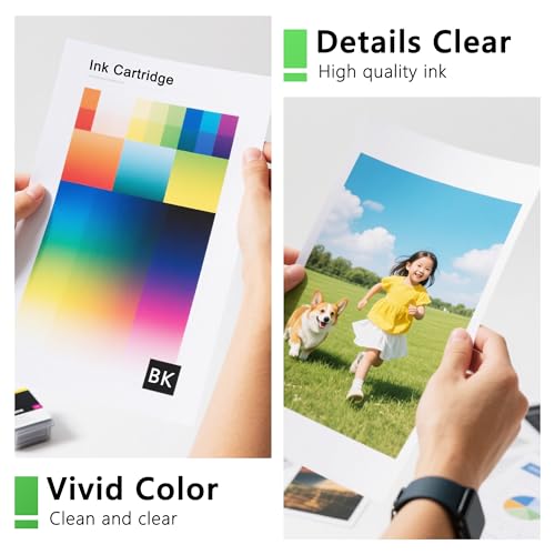 Image of 564XL High-Yield Ink Cartridge Compatible with HP DeskJet 3520, 3522, 3525; OfficeJet 4620, 4622; PhotoSmart 5510, 5520, 6520, 7510 (5-Pack, 2 Black, Cyan, Magenta, Yellow)