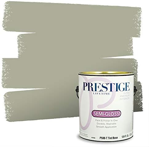 PRESTIGE Paints Interior Paint and Primer In One, 1-Gallon, Semi-...