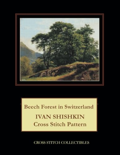 Beech Forest in Switzerland: Ivan Shishkin Cross Stitch Pattern
