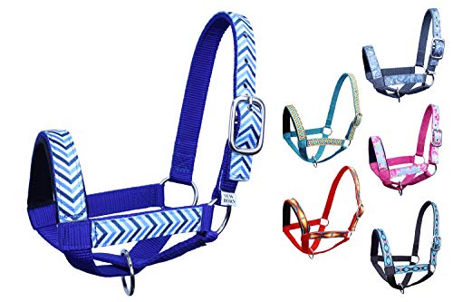 Paris Tack Derby Originals Patterned Double Layer Nylon Figure-8 Cow Halters and Sizes by Paris Tack - Used condition - US$19.87