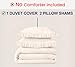 Kotton Culture 3 Pc Butter Ruffle Trim Duvet Cover Set Queen/Full Size -100% Egyptian Cotton 600 TC Frilled, Shabby Chic Bohemian- French Style- Farmhouse Decorative-Cute Comforter Cover- 90