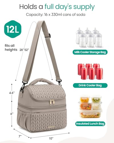 Leadvenst Double-Decker Breast Milk Cooler