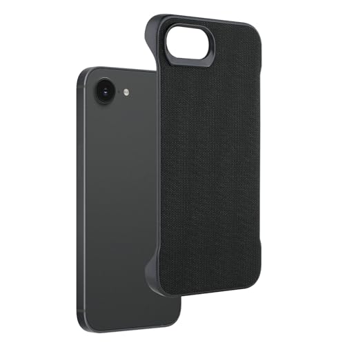 aidvaia Made for fit for iPhone 16e Case with Technology Fabric Design, Compatible with Magsafe, Matte Back Anti-Scratch, Magnetic Slim Phone Cover Black