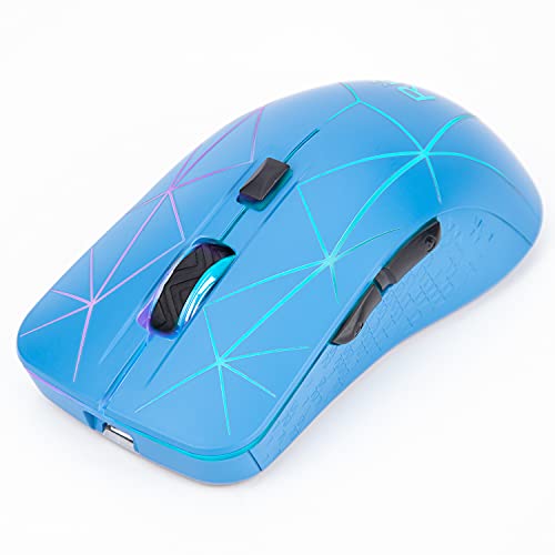 Rii Rm500 Wireless Mouse,2.4G Optical Mice,Rechargeable Mouse With Backlit,3 Adjustable Dpi,For Pc Laptop,Compatible With Windows Mac(Blue) #TOP14