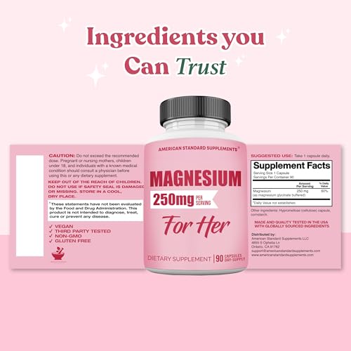 American Standard Supplements Health-Household-Wuguny-SUB368 Magnesium Supplement