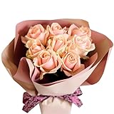 白坂花店 8本のバラ スタンディングブーケ ( バラ ) プレゼント ギフト 贈り物 花 花束 ブーケ 生花 アレンジメントフラワー フラワーギフト お祝い 誕生日 入学祝い 結婚祝い 母の日 そのまま飾れる