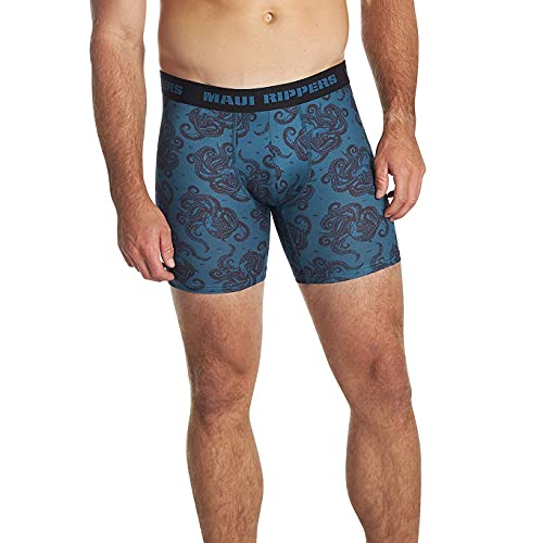 Maui Rippers Underwear (Octo Blue, Large)