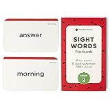 Think Tank Scholar 100+ Second (2nd) Grade Sight Words Flash Cards for Readers Ages 7 to 8 Years Old