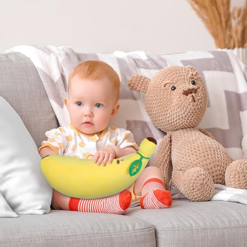 Toddmomy 1 Stück Kinder-Plüsch-Bananenkissen Gefüllte Bananen-Plüschtiere Weiche Bequeme Umarmungskissen Geburtstagsgeschenke Für Kinder 35 cm