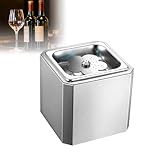 ZHANIZING Sofortiger Glaskühler, Co2-Becherkühler Für Cocktails, 4-6 Sekunden Gefrierzeit Ohne Wasserrückstände, Bewahrt Die Qualität Der Getränke, Unverzichtbar Für Craft-Cocktailbars(New type)