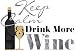 RoomMates Keep Calm & Drink Wine Quote Peel And Stick Wall Decals