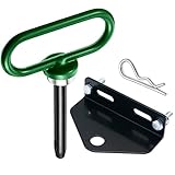 EilxMag Towing Hitch Set Green, Universal Heavy Duty Zero Turn Mower Trailer Hitch & Strong...