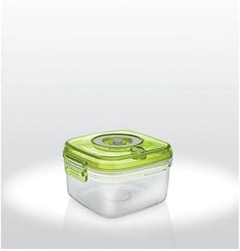 Plastic Food Storage Containers with Airtight Lids - Square 23 Ounce - Great for Vegatables, Fruits and Meats - Keeps Food Fresh Longer - Vacuum Seal Containers for Food