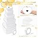 ysmile Valentine Gift Box with Lid, Heart Shaped Flower Box, Assorted Size Heart Nesting Box for Women Men Anniversary 8.2