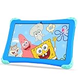 EagleSoar Kids Tablet 10 inch Android 14, Octa-core 2.0 GHz 10GB+64GB Expanded Memory(512GB), Toddler Tablet with 5G WiFi Dual Camera，kids tablets with Parental Control（Blue