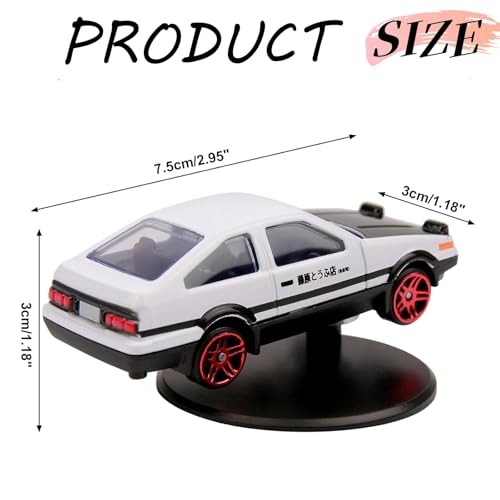 image for YimiBloss Car Dashboard Decorations – Drift & Turn Mini Car Model Or