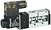 Clippard MME-43WEE-D024, 3/8" NPT 5 Port 4-Way Double Solenoid Valve, 24 VDC, DIN