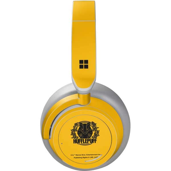 Skinit Decal Audio Skin Compatible with Surface Headphones - Officially Licensed Warner Bros Hufflepuff Illustration Design