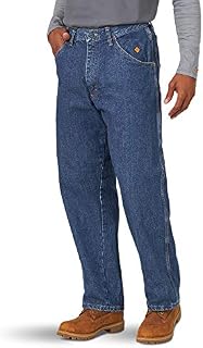 Wrangler Riggs Workwear Men's Flame Resistant Carpenter Jean, denim, 34x30