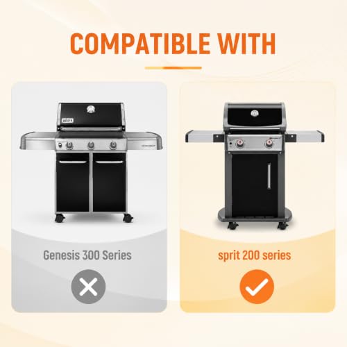 Image of Cast Iron Grill Grate Kit for Weber Spirit 200 Series (2016+) Gas Grills | Heavy-Duty Cast Iron For Even Searing. Unique Under-Grate Storage Saves Cart Space. Easy Clean.