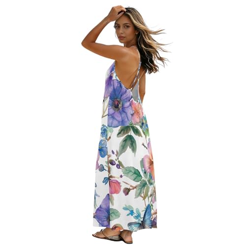 Robe longue colorée fluide pour rester fraîche et élégante en été