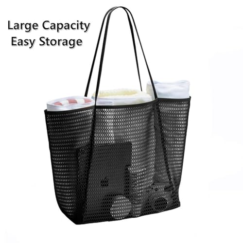 Sac de piscine en maille grand volume résistant au sable - 4
