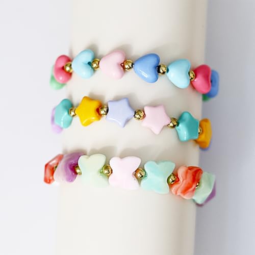 Taouzi Big Sister Bracelet Big Sister Gift Handmade Colorful Beaded Bracelets Birthday Jewelry Gifts 3Pcs3