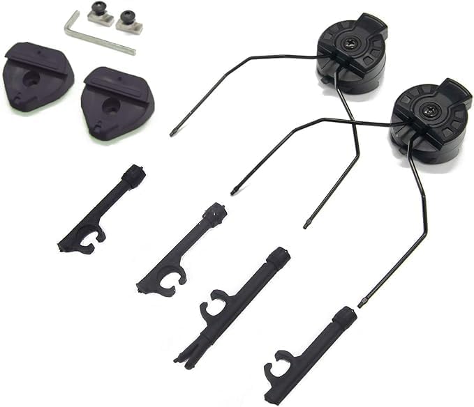 Adaptadores para auriculares compatibles con cascos MTEK Flux HHV y MLOK