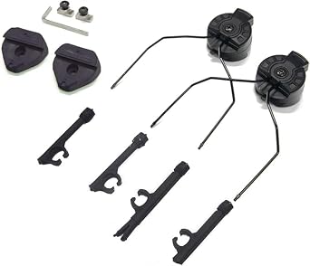 Communication Headset Adapters Compatible with MTEK Flux HHV and MLOK Helmets