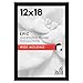 Americanflat 12x18 Poster Frame, Black
