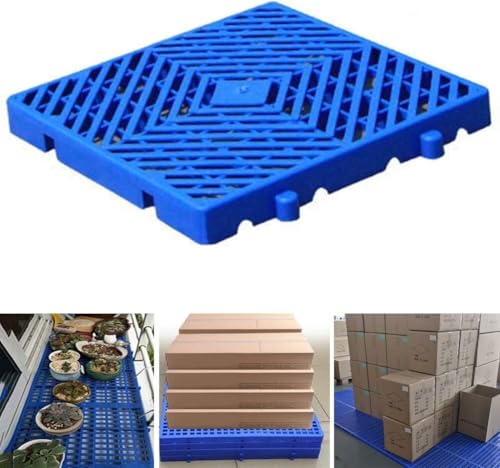 Palet de plástico transpirable e impermeable para estantes de almacén 2