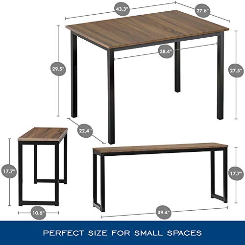 HOMURY 3 Piece Dining Table Set - Image 6