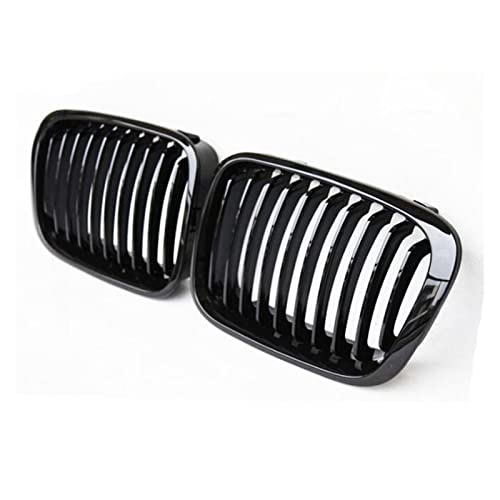 Parrilla delantera de riñón para E46 4 puertas 1998-2001: rejilla de parachoques estilo listón