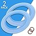 Impresa Replacement Canister Flush Valve Seal & Toilet Ring Seal - 2-Pack Blue Rubber - Compatible with American Standard Champion 4 & Eljer 4 - Fits 7301111-0070A