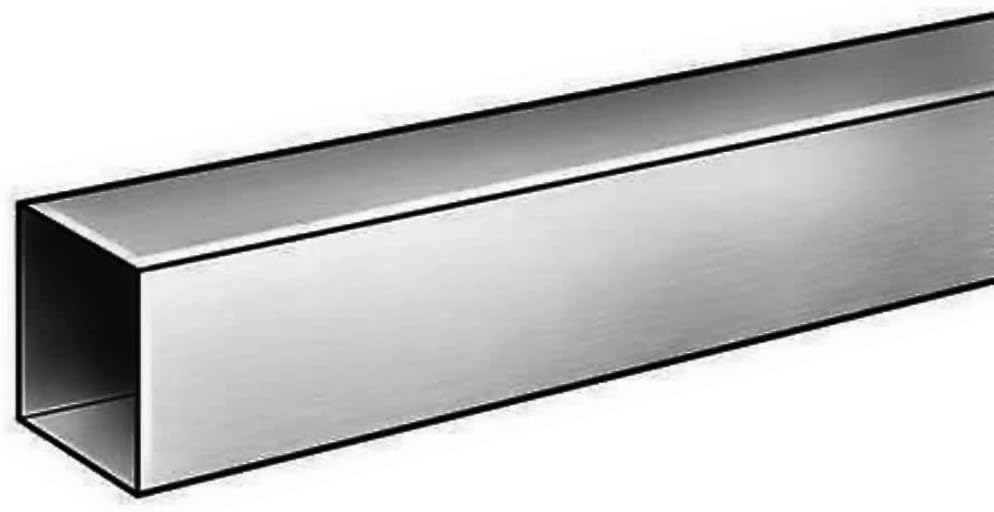 6Alp2 Tubing Square Aluminum 6063 Alloy Type 1 3/4 3 Ft. L.