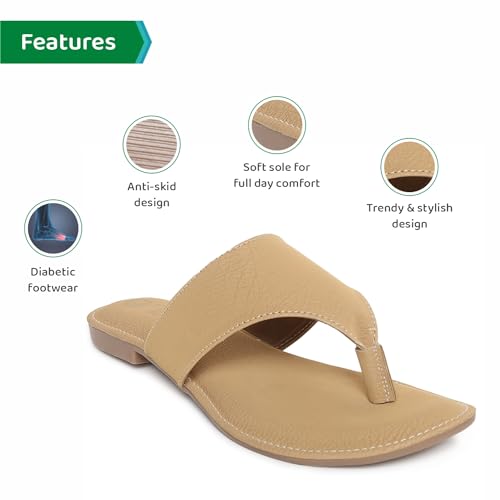 Image of ORTHO JOY Fancy doctor Sandals|| Stylish slippers for women