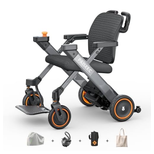 Paiseec 3-in-1 Electric Wheelchair with Push-Assist, Foldable Power Wheelchair Walker Combo for Adults, Easy Operation and Folding, Airline Approved & Lightweight, 300lbs Capacity