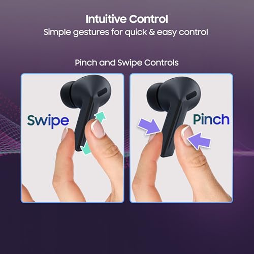 Image of Samsung Galaxy Buds3 FE (Black) with Galaxy AI | ANC | 360-Audio | IP54 | 11mm Dynamic Driver