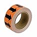Brady 91418, 2" x 30 Yds. Vinyl Arrow Tape, Black on Orange, 4 Rolls