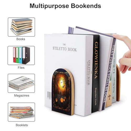 Sujetalibros modernos para estantes que evitan caídas y desorden de libros 4