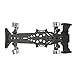 SPYMINNPOO RC Chassis Plate, Carbon Fiber CNC Machining Chassis Plate Compatible with YD2-Z RC Racing Car Sportinggoods Body Parts(Black£©