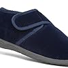 Jo & Joe Zak Mens Navy Wider Fitting Slipper - Size 10 UK - Blue #5