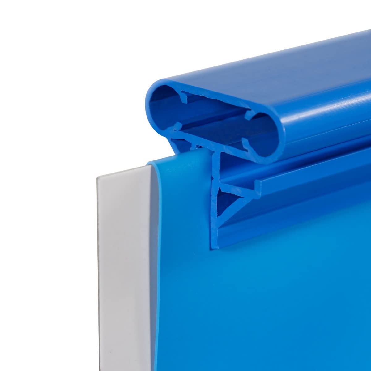 Pool Kombi Handlauf blau rund 350 cm Rundpool Schwimmbecken Funktionshandlauf PVC Handlauf Einhängebiese Keilbiese