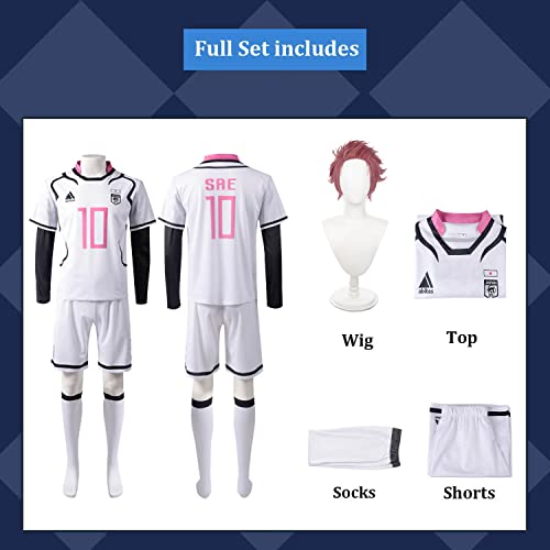 Cosplay Blue Lock Itoshi Sae costume complet de carnaval
