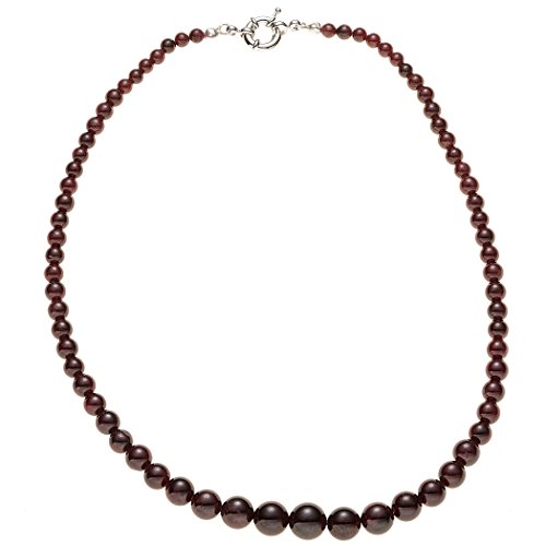 Preisvergleich Produktbild Jobo Damen-Halskette mit Granat 45 cm