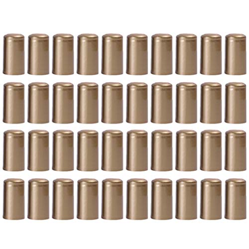 DOITOOL 200pcs Homebrew Cap Bottle Shrink Caps Wine Bottle Stoppers Wine Bottle Tops Wine Cellars Cap Hard Hat Bottle Sleeves Shrink Wine Bottle Foil Tops Pvc Shrink Red Tablet Heat Shrink