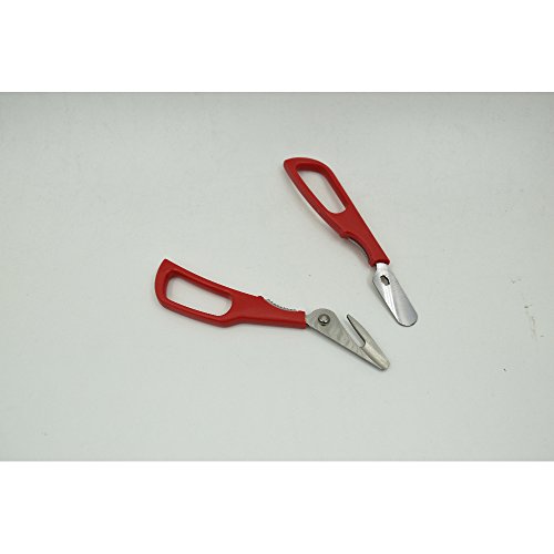 Tesoura Para Frutos do Mar Desmontável Fackelmann Vermelho